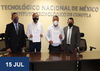 EL ITAO FIRMÓ CONVENIO DE COLABORACIÓN CON EL CAMPUS CUAUTLA PARA OFERTAR LA MAESTRIA EN INGENIERÍA ADMINISTRATIVA